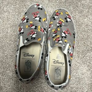 Rare Disney Mickey Mouse Slip On Vans